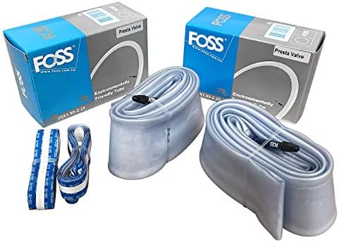 Foss Explosion-Proof Inner Tubes - 26 x 1.95-2.25, Presta Valve (2 Pack)