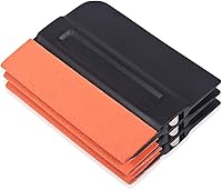 Vista 9 de Gomake Escobilla de vinilo para envoltura de vinilo de 4 pulgadas con borde de fieltro de microfibra, herramienta aplicadora de calcomanías