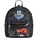 Concept One Death Note Mini Backpack, Ryuk Small Travel Bag Purse for Men and Women, Adjustable Shoulder Straps, Multicolor, 10 Inch