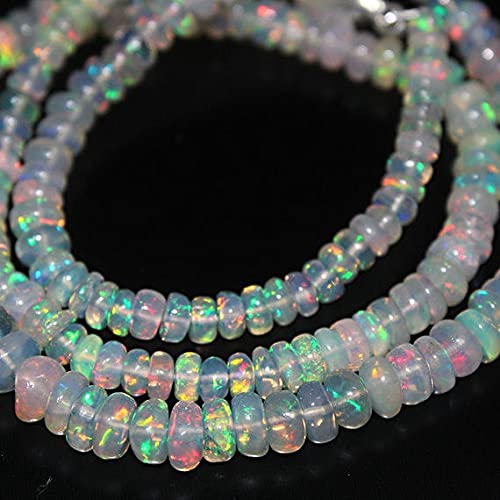 Opale de feu éthiopienne en perles pour créer un cadeau d'anniversaire personnalisé