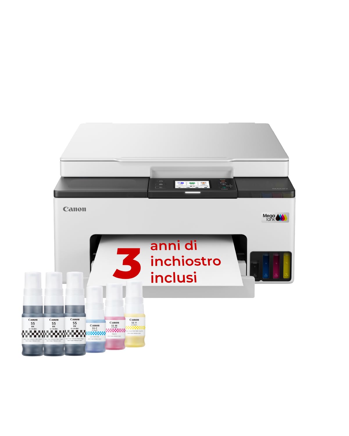 stampante canon maxify gx1050 multifunzione con scanner copiatore