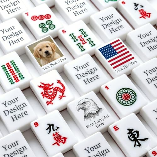 Juego de fichas American Mahjong personalizado 166 piezas miniatura 1
