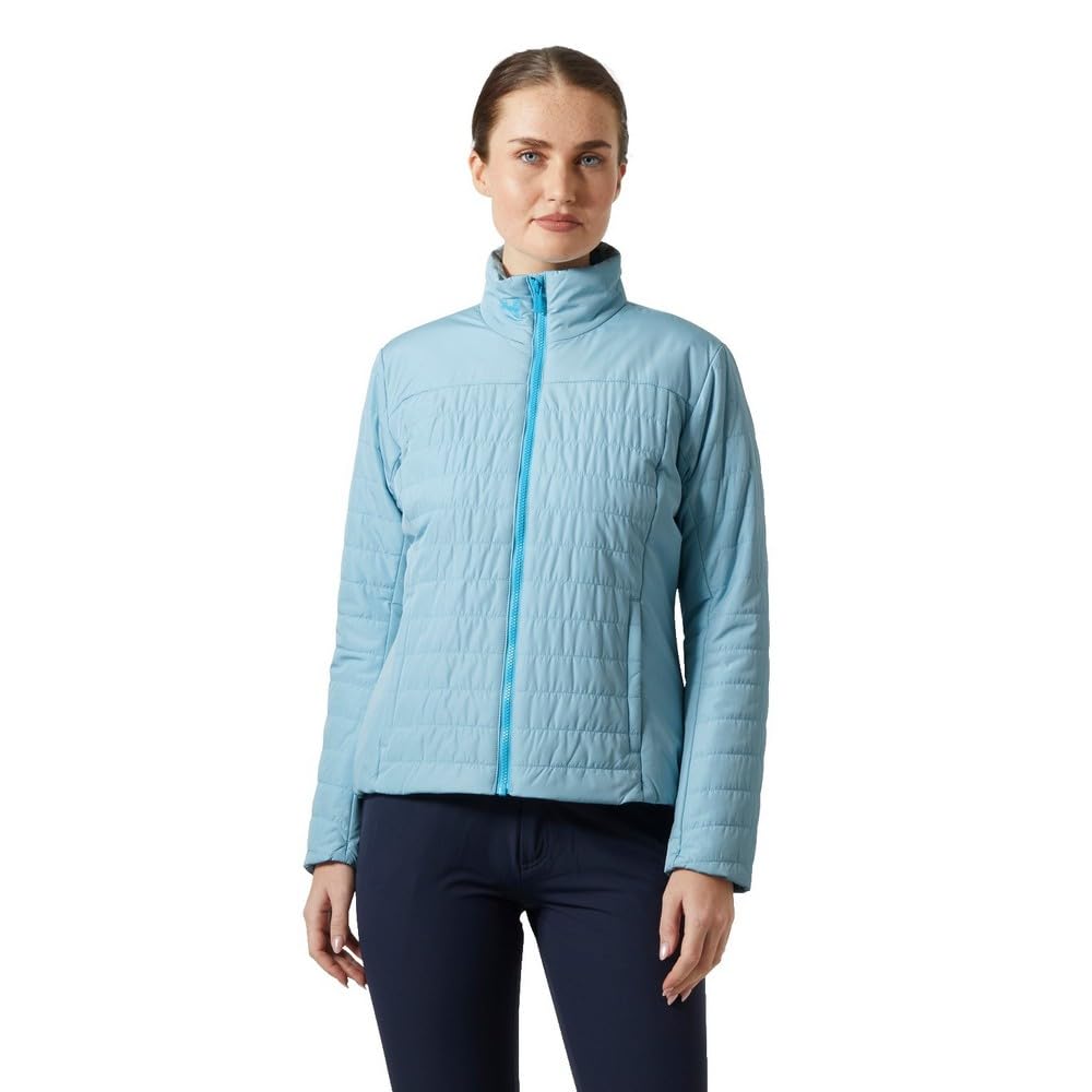 Helly-Hansen Crew Insulator Jacket 2.0 Veste, 607 Cyan Clair, X-Large Femme