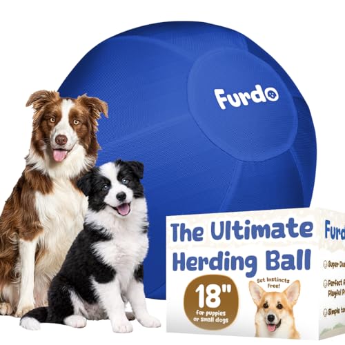 Furdo 18' Herding Ball for Dogs,for Corgis, for Australian Shepherd, for Cattle, for Border Collie,...