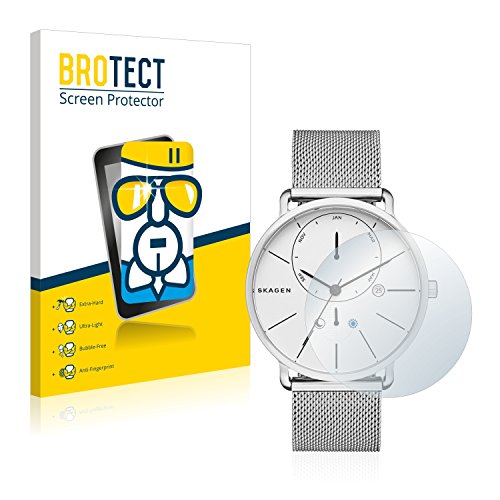 brotect Pellicola Protettiva Vetro per Skagen Hagen Connected Hybrid Smartwatch (42 mm) Protezione Schermo [Durezza Estrema 9H, Chiaro]