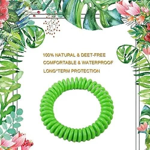 Kids Safe Reusable Mosquito Repellent Band, Anti Mosquito Wristband/Bracelet for Outdoor & Indoor Protection for Babies/Kids/Boys/Girls (Pack Of 2). 2