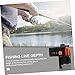 Anneome Fishing Line Gauge Accurate Plastic Measure Tool for Fishing Enthusiasts Easy Installation Durable Design for Fish Wire Measurement
