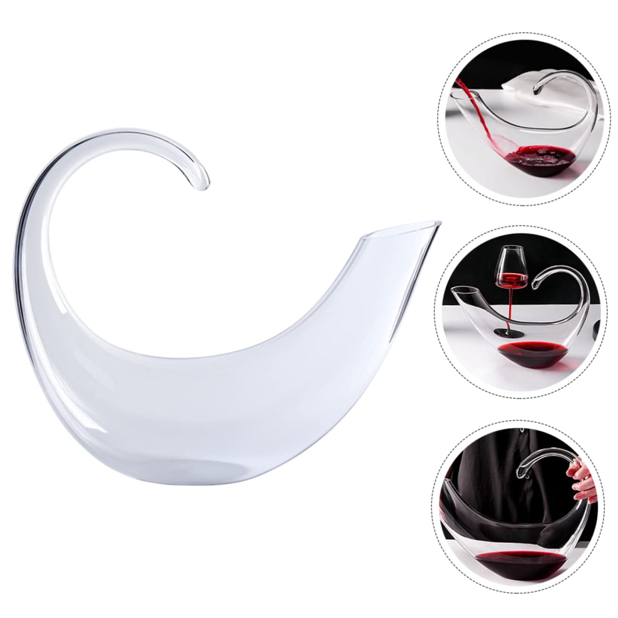 Cabilock Decantador De Vino Jarra De Oxigenador Dispensador De Agua Diseño Creativo Decoración Para Casa