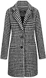 Hailys Damen Jacke Kurzmantel kariert Semy mit Reverskragen PG-1911053-3 Houndstooth M