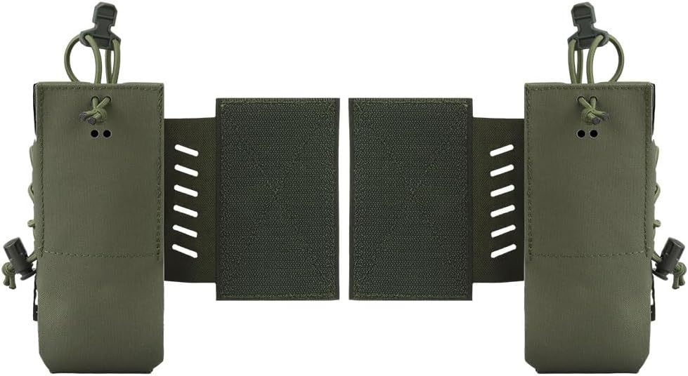 2Pcs Tactical Radio Pouch Holster, for AN/PRC148.152.163,Side Expansion with Hook and Loop,for Attach ToTactical Equipment Vest