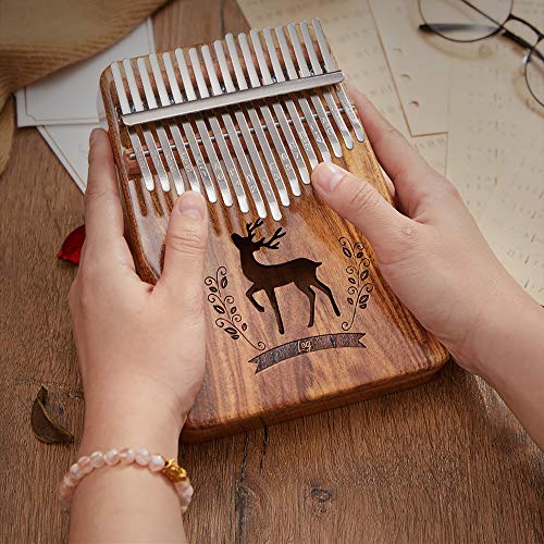 WYKDL Kalimba Thumb Piano Mbira Finger Piano Instrument Africain - Les Beatles, Paul McCartney, John Lennon, RIngo Starr, George Harrison WYKDL Kalimba Thumb Piano Mbira Finger Piano Instrument Africain – Image 5