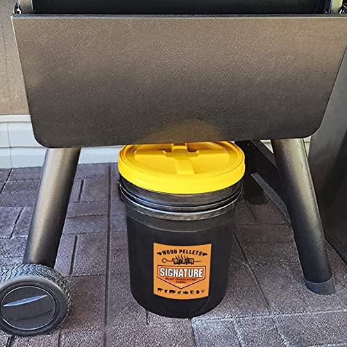 Smoker Grill Pellet Label Stickers