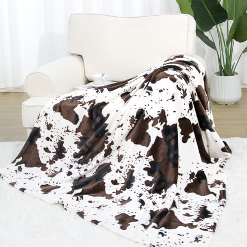 Black & White Fleece King Size Throw Blanket