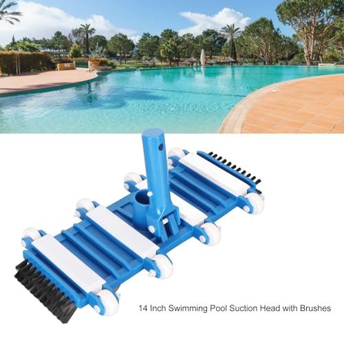 Cabeça de Vácuo para Piscina de 14 Polegadas Com Sucção Forte, Copo Multifuncional para Piscinas e C