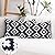 CARRIE HOME Black and White Outdoor Lumbar Pillows 12x20 Waterproof Set of 2, Black Porch Lumbar Pillow Covers 12 x 20, Outdoor Patio Decor for Patio Furniture, RV, Backyard, Deck, Trailer, Camping