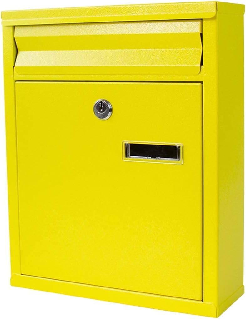 Lock Drop Box - Wall Mount Mailbox - American Style (Medium)