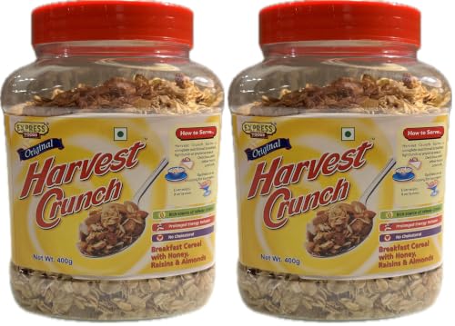 Image of Express Foods Harvest Crunch Breakfast Cereal 400g (Pack of 2)