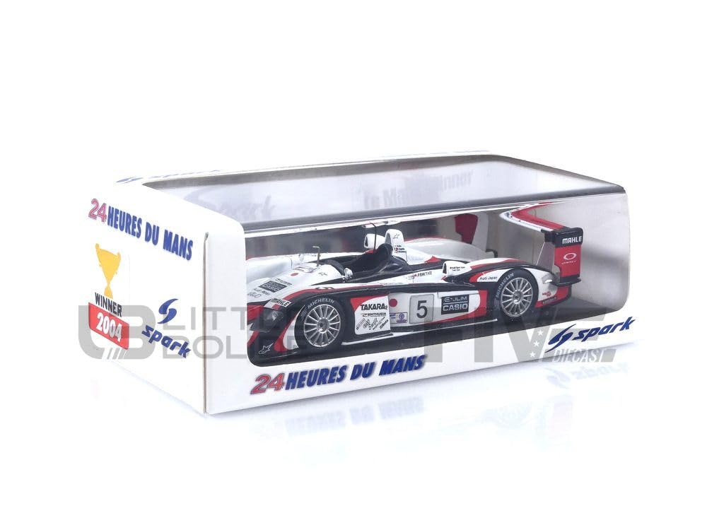 Audi R8 N°5 – Vainqueur Le Mans 2004 – Spark 1/43, Boîte D'origine