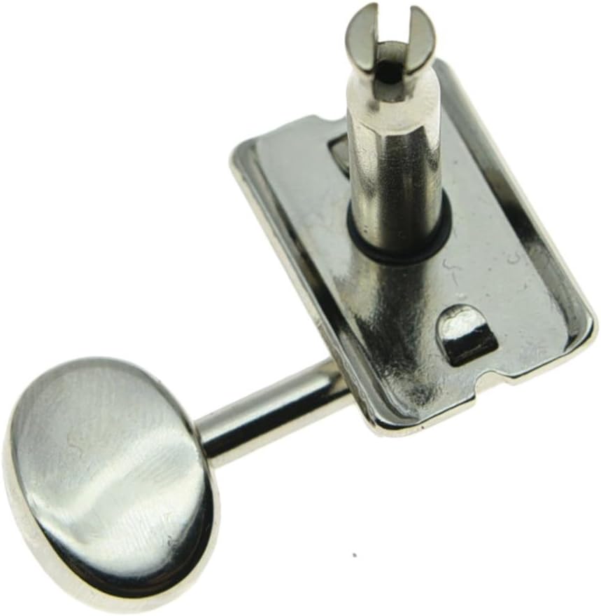 Dopro Nickel Lefty Split Shaft Vintage Guitar Tuning Keys Pegs Left Handed Machine Heads for Strat Tele