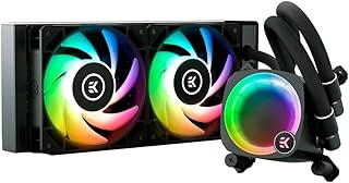 EKWB EK Nucleus AIO CR240 Lux D-RGB オールインワン 簡易水冷 CPUクーラー FPTファン付き 120mmファン 最新のIntel & AMD CPUに対応 水冷コンピュータパーツ
