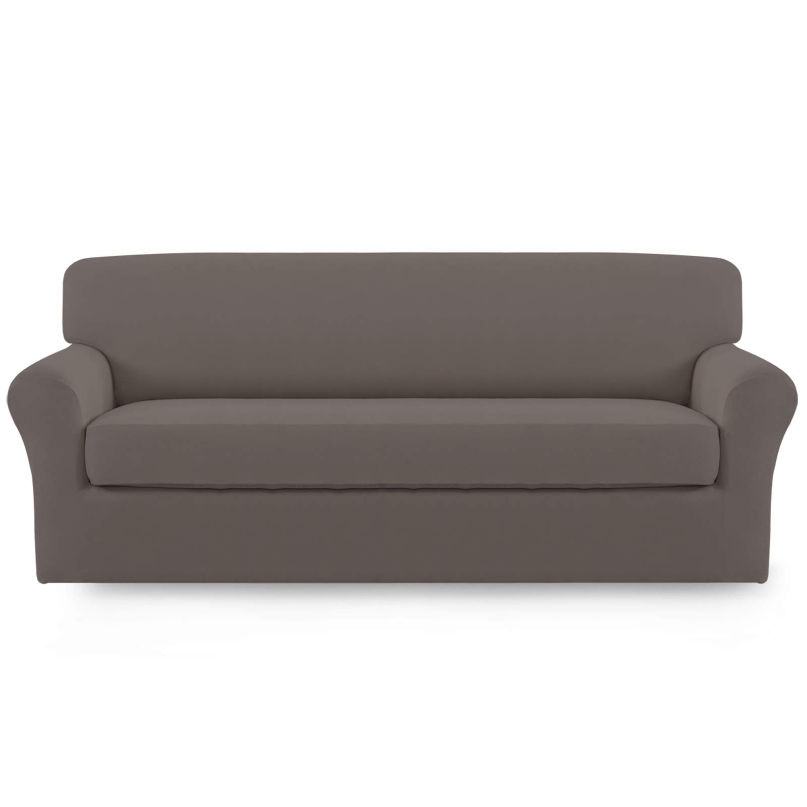 Easy-Going 2 Pieces Stretch Couch Sofa Slipcover Washable