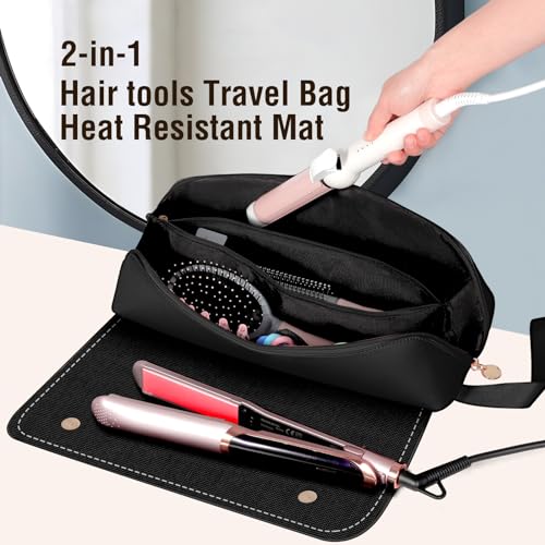 SS Hair Tools Travel Bag with Heat Resistant Mat - Image 5