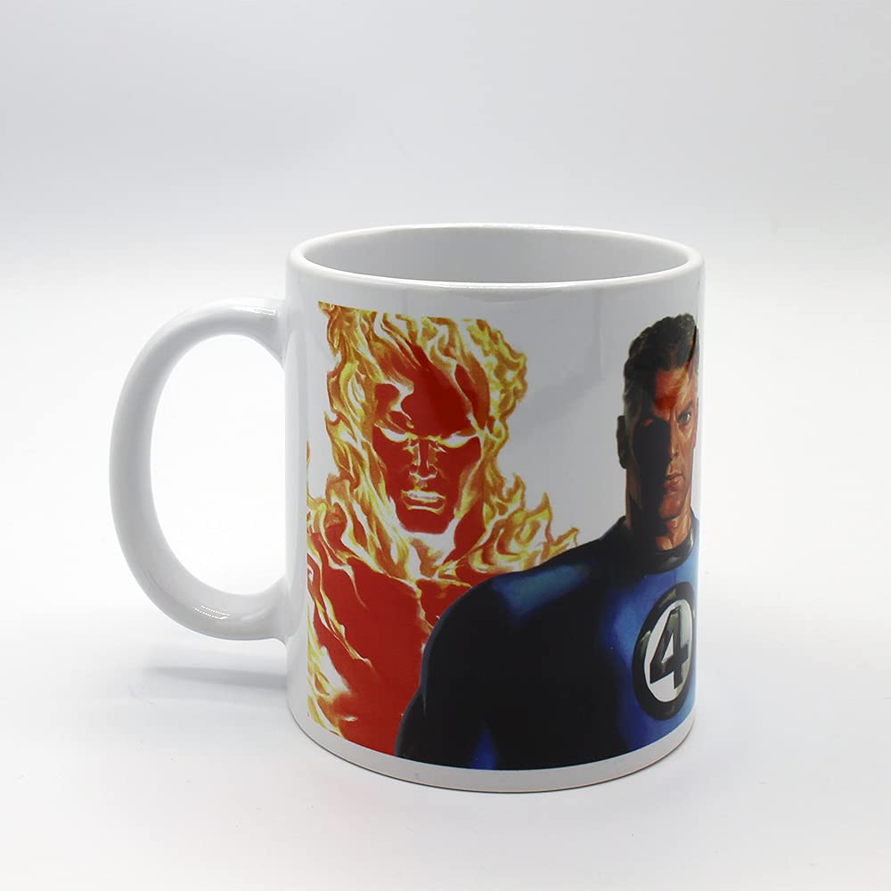 Tazza Collezione Marvel Daredevil 320 Ml | Ceramica Bianca Con Licenza Ufficiale | Prodotta In Francia