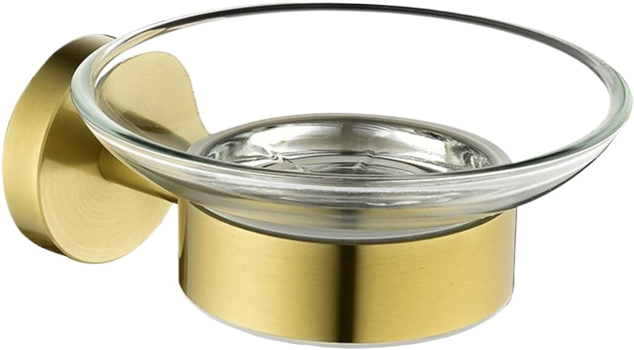 Porte-savon élégant or contemporain pour une ambiance spa à la maison