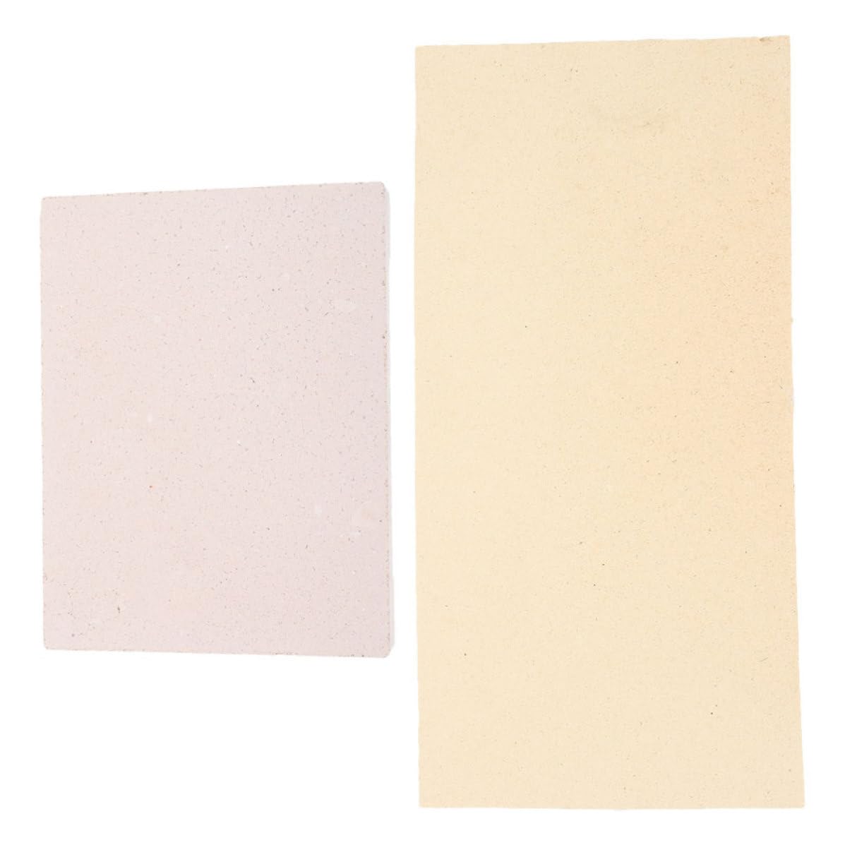 CRAFTHROU Blocco per Saldatura a Struttura a Nido d'Ape 2 Pezzi in Materiale Ceramico e Quarzo per Gioielli in Argento e Rame, Isolamento Eccellente per Lavorazione e Fai da Te