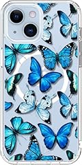 Floral Blue Butterflies