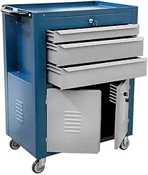 Carrinho para Ferramentas em Aço 3 Gavetas 2 Portas C-06 Ferramix