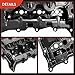 A-Premium Left Engine Valve Cover, with Gasket & Bolts, Compatible with Land Rover Discovery/Range Rover/Range Rover Sport 2014-2018, LR4 2014-2016, Range Rover Velar 2018, V6 3.0L DOHC