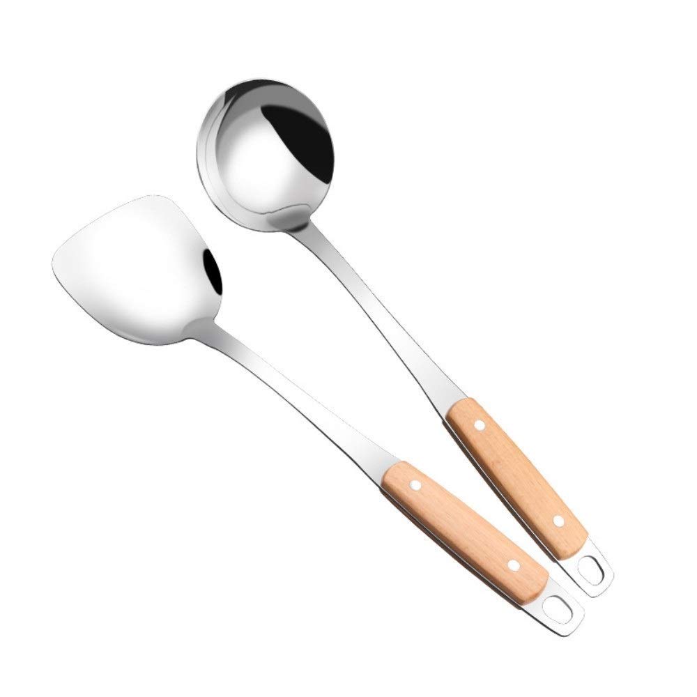GTHTUHFD Kitchen Stainless Steel Cooking Utensil Set - 2-Piece,