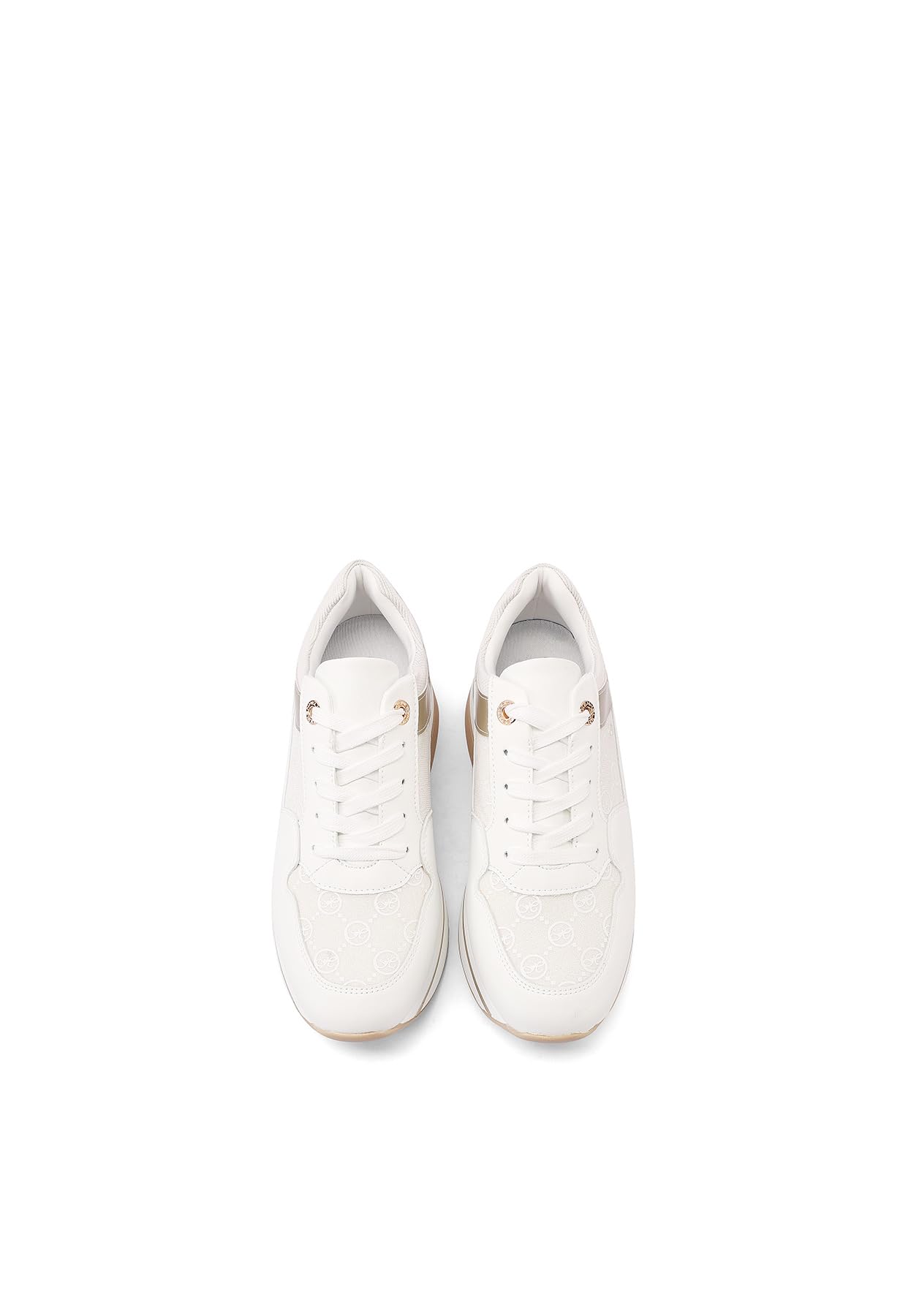 QUEEN HELENA Sneakers Platform Scarpe da Ginnastica con Zeppa Casual Donna X32-16