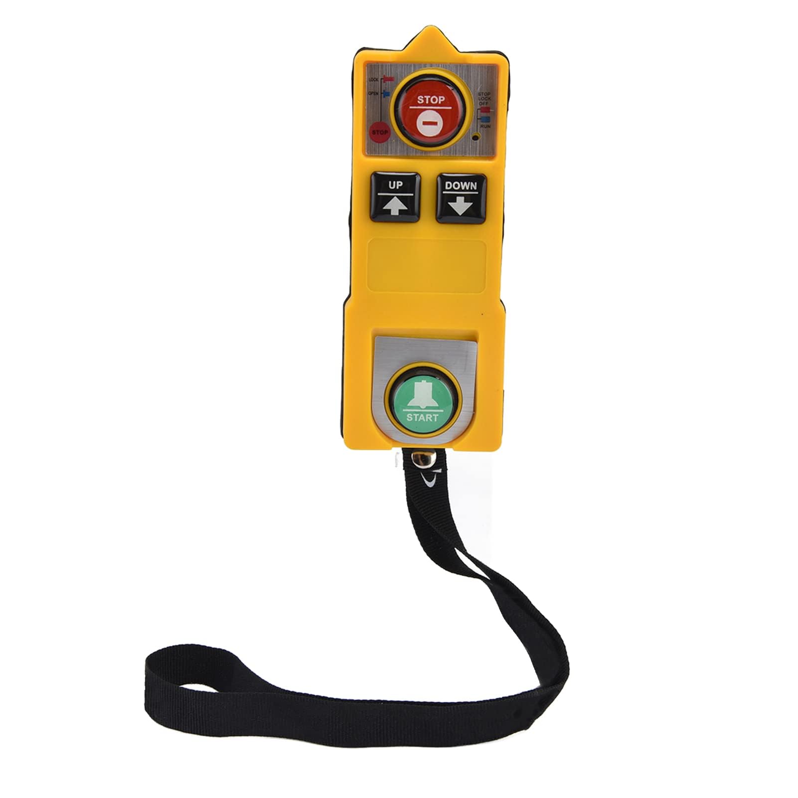 Telecomando Industriale Radio AC 220V Pulsante di Arresto di Avvio 2 Chiave di Sollevamento Wireless Guscio 800MHz IP68 Telecomando Industriale Distanza di Controllo 100 Metri