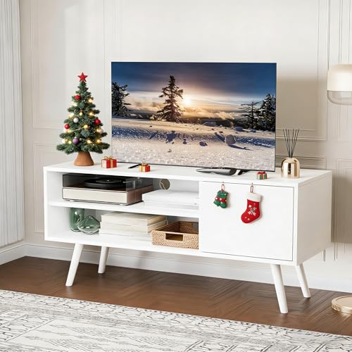 AUREUM OPAL TV Schrank, Lowboard für Fernseher bis zu 50 Zoll, mit 2...