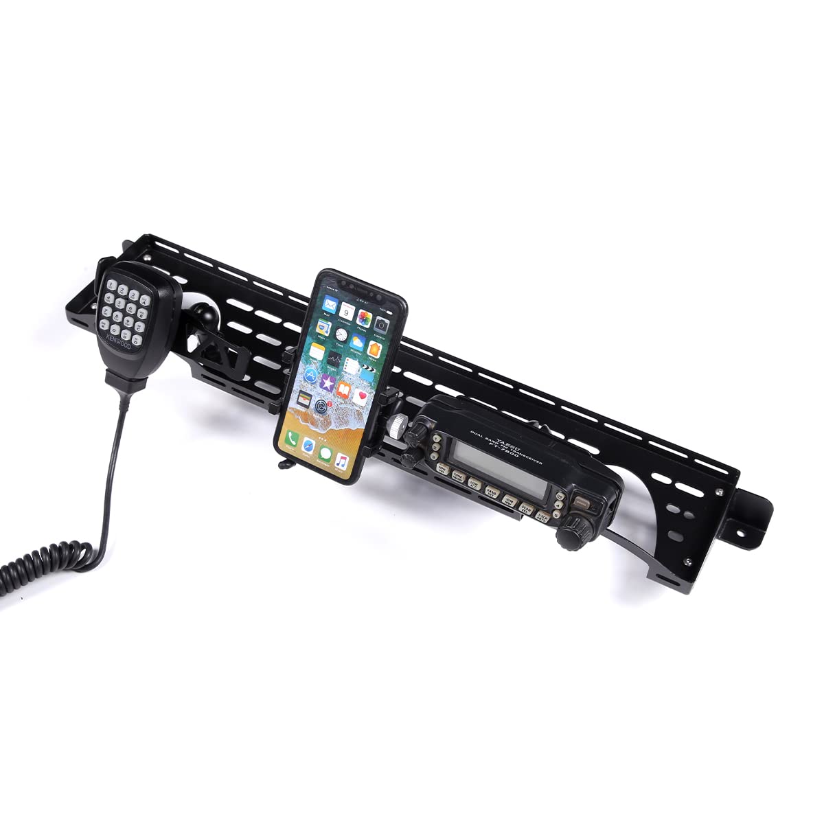 Per Land Rover Defender 90 110 130 2004-2019 Car Phone Walkie Talkie Supporto Supporto, Console Centrale Vassoio di Immagazzinaggio Cruscotto Organizer Vassoio Stowing Riordinamento Accessorio