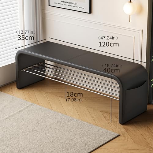 Banc de rangement à chaussures empilable avec étagères modulables pour placard - 2