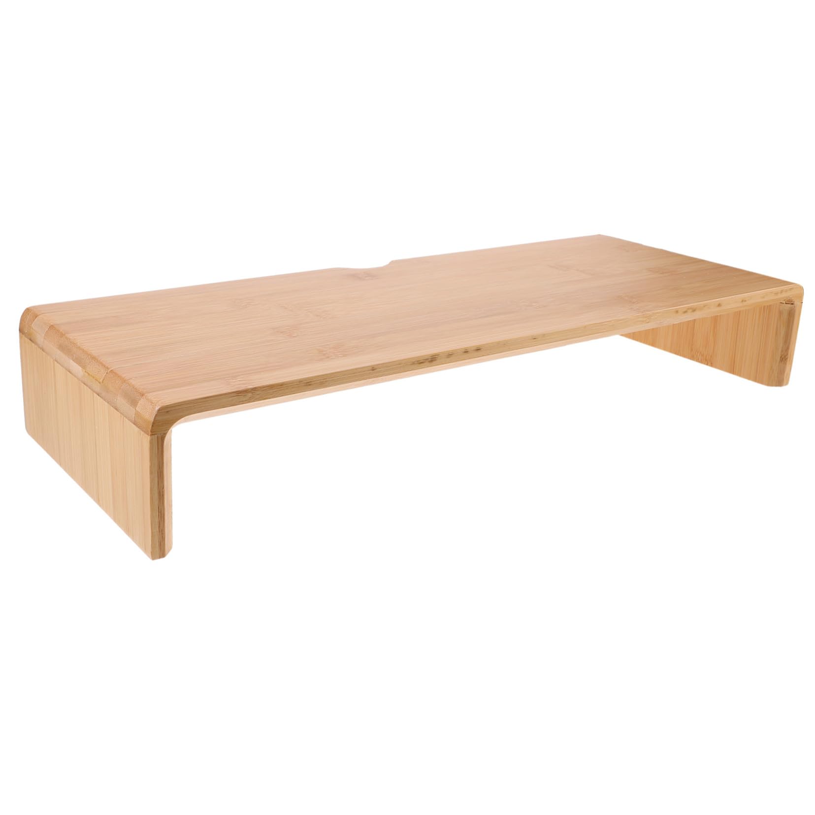Soporte de bambú para monitor y elevador de pantalla de PC portátil
