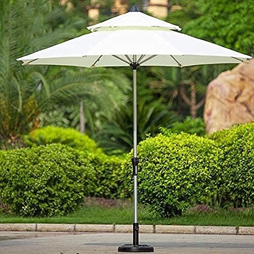 LSLYTQ Sun Parasol Umbrella Garden Outdoor Patio Umbrella Table Market Umbrella with Base, Portable Offset Patio Umbrella for Poolside, Deck, Garden, Backyard, Pool good