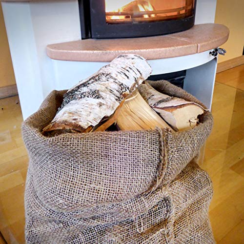 Foto von Connex Jutesack 100 x 60 cm - Ökologischer Sack aus Naturfaser - 100 % Jute - Strapazierfähig / Kartoffelsack / Frostschutz / Nikolaussack / Sackhüpfen / FLOR80600