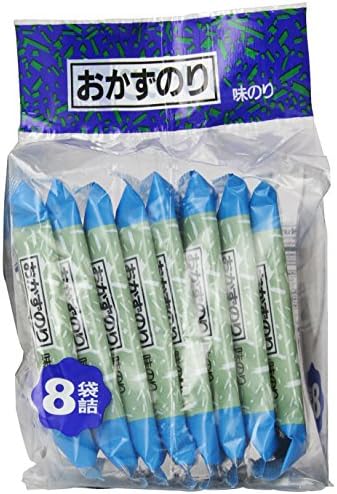Shirako Seaweed Roasted Okazu Nori - 8 Individual Packs in a Bag for Sushi and Musubi
