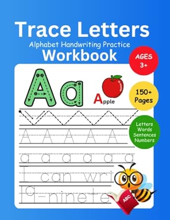 Amazon.com: Trace Letters :- Alphabet Handwriting Practice Workbook For ...