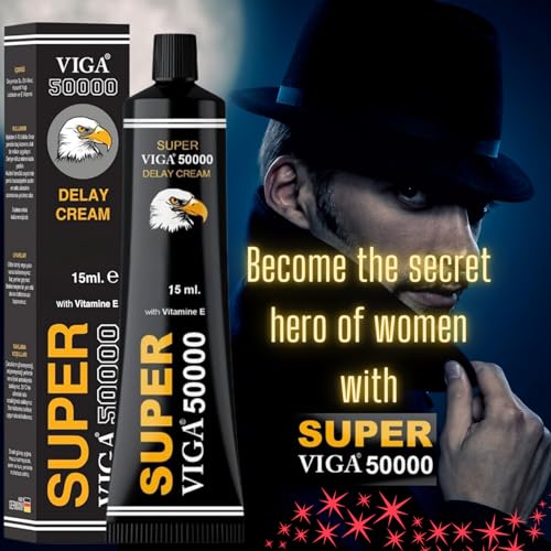 Image of Super Viga 50000 Delay Cream for Men - Premium Formula 0.50 Fl Oz (Pack of 1)