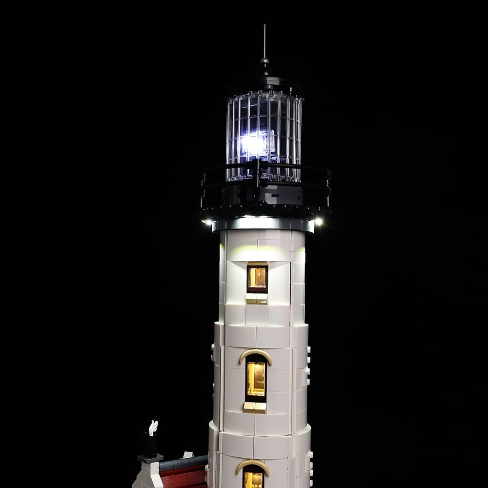 Kyglaring LED Light Kit Compatible with Lego Set 21335, Lighting Accessories Compatible with Home Ideas Motorized Lighthouse, Lights Only (Model Not Included), Classic Version.