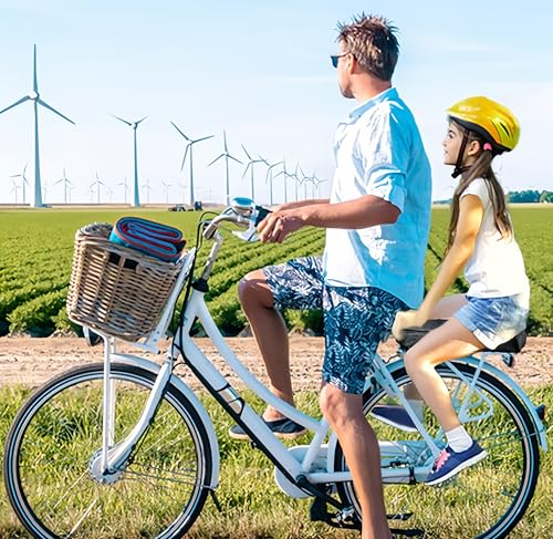 LEXICANMHS Fahrrad-Rücksitzkissen, schwarzer PU-Fahrrad-Rücksattel, bequemer Fahrradsitz, Mountainbike-Rücksitzkissen, Kinderrücksitz für Schulsport, Trail-Reiten,Größe: 31 x 15 x 4 cm