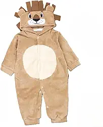 Conjunto Macacão Bebê Plush com Pantufa Lúdica – Gatinha, Porquinha, Vaquinha, Dino, Leão ou Cachorrinho – Fantasia Bordada 3D – Menino e Menina, de 0 a 12 Meses