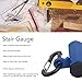 Garosa Stair Gauges Framing Square Stops with Holder Aluminium Alloy Framing Tools for Stair Layout Stair Gauge Blue