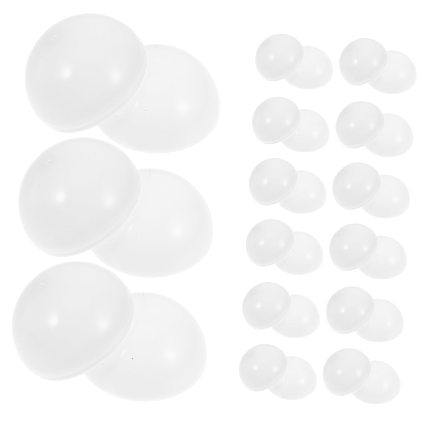 VANZACK 30pcs Openable Raffle Balls Bingo Party Favor Ornament Balls Lightweight Hollow No Stuffing Balls Game Easy to Hold