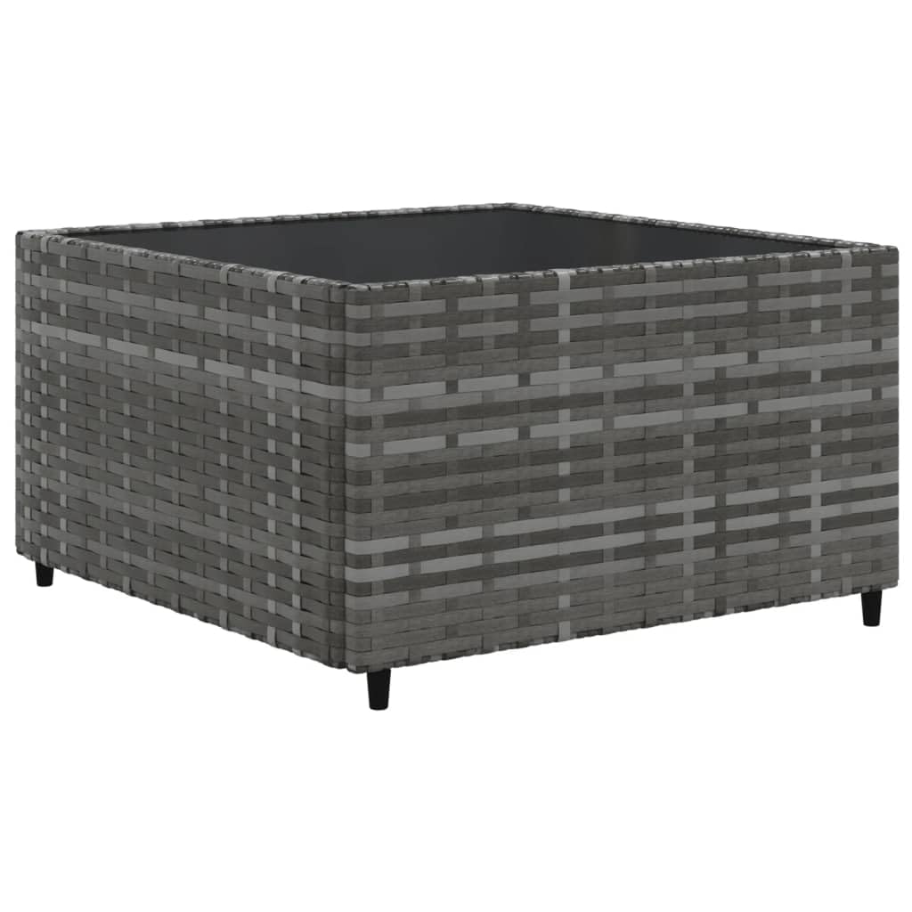 Zestaw Wypoczynkowy Ogrodowy, 4 Brązowe, Polirattanowe, Odporne na Promieniowanie UV, z Poduszkami, do Użytku na Zewnątrz (3x corner + middle + table)